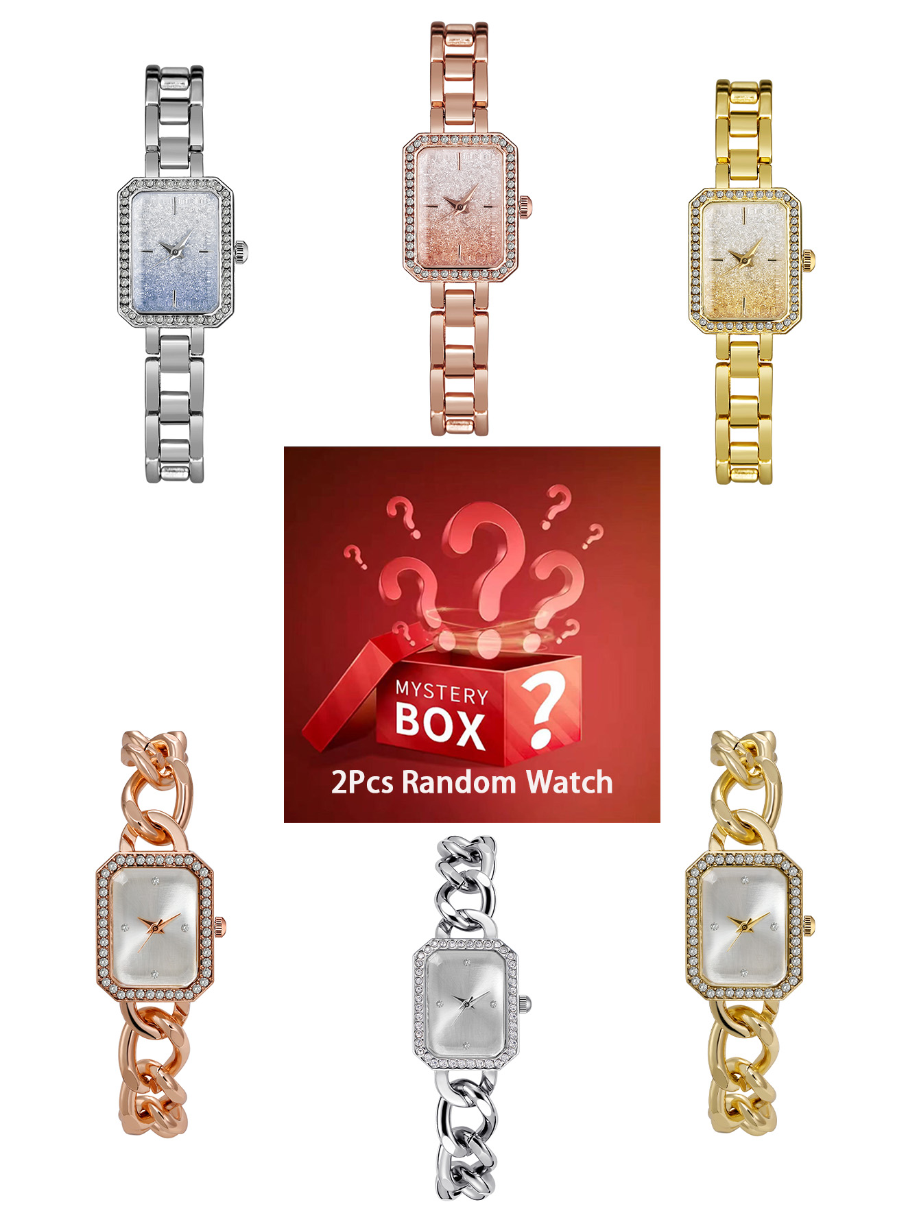 Luxury Watch In Usa - 2 buah jam tangan wanita kotak