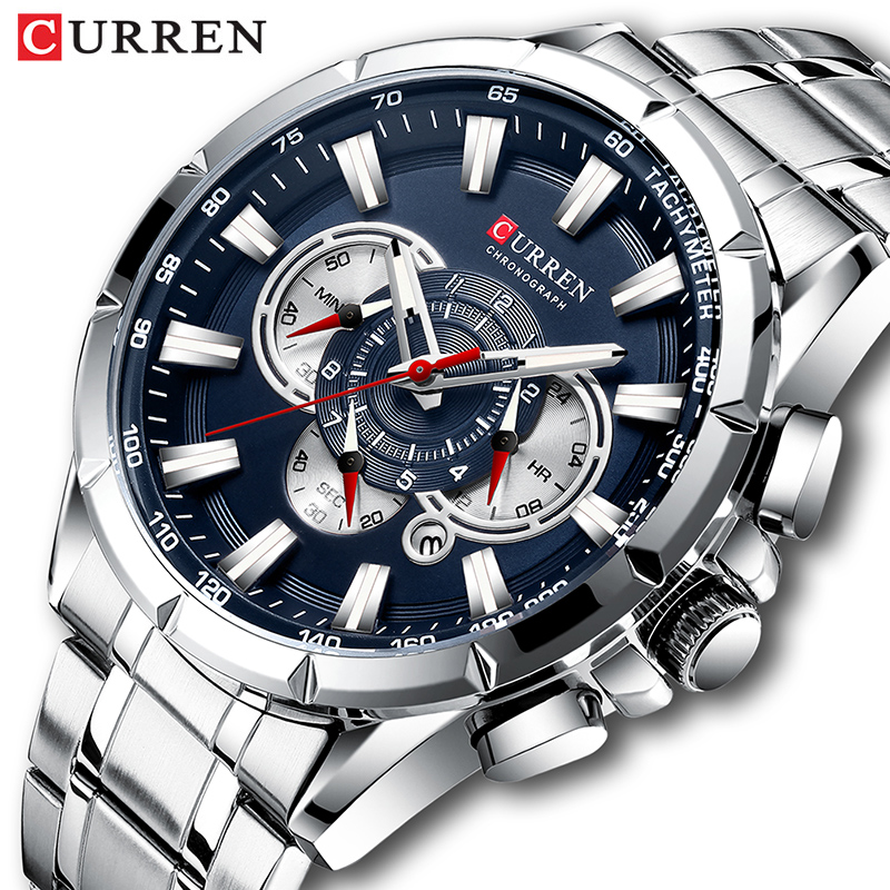 Best Luxury Quartz Watch - CURREN Jam Tangan Jam Tangan Pria