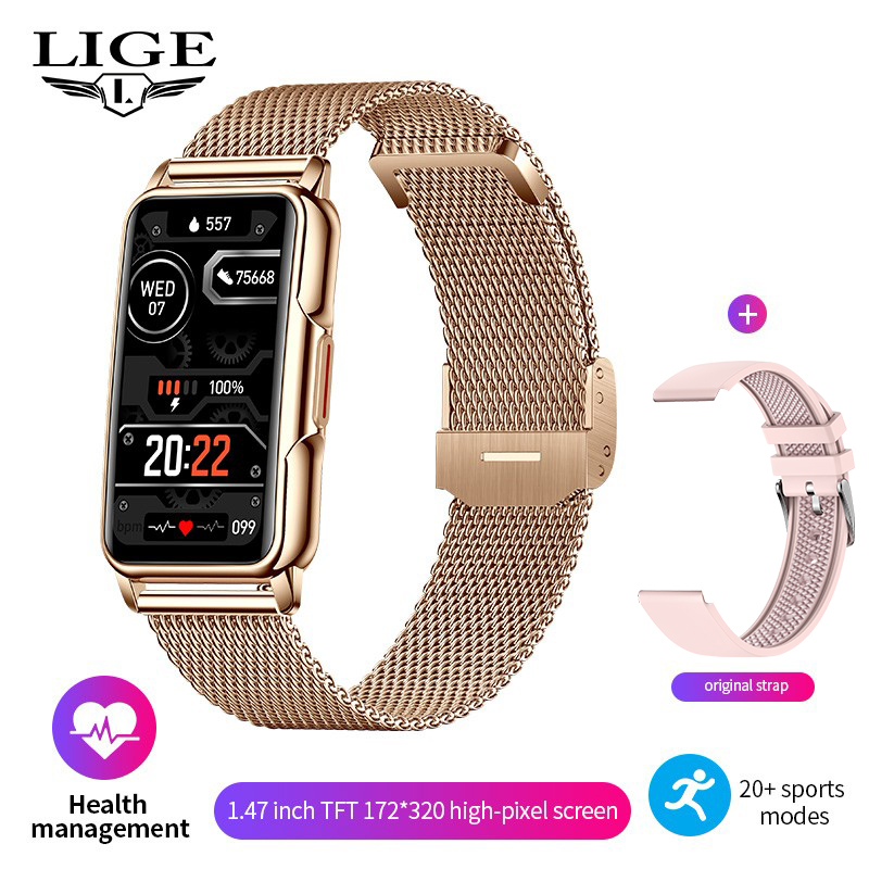 Luxury Watch Korea - LIGE 2026 Gelang Pintar Olahraga Monitor