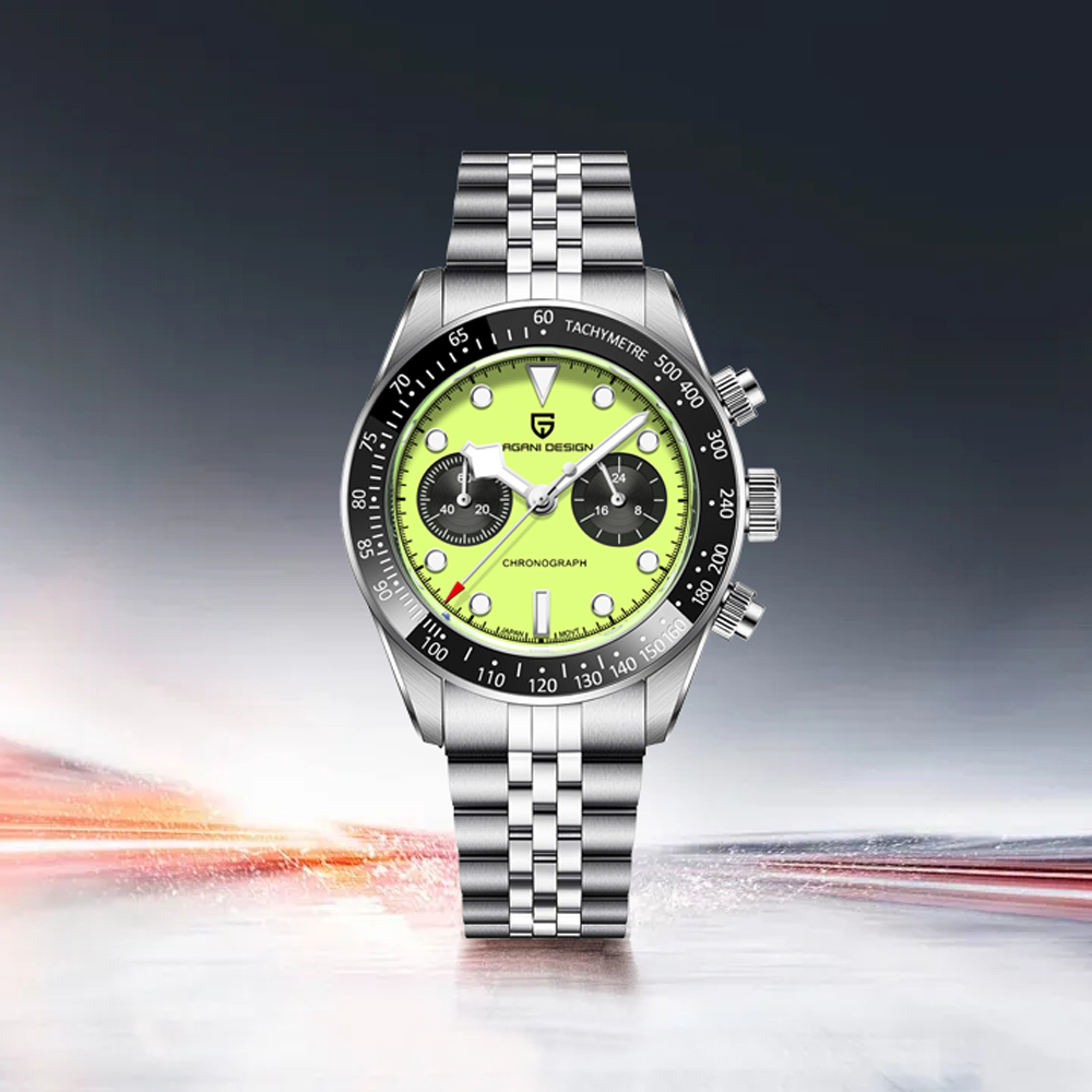 Luxury Watch Green Dial - Jam Tangan Pria PAGANI DESIGN Baru