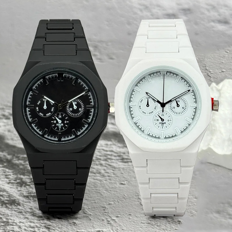 Best Luxury Quartz Watch - Jam Tangan Pria Wanita Dial Tiga