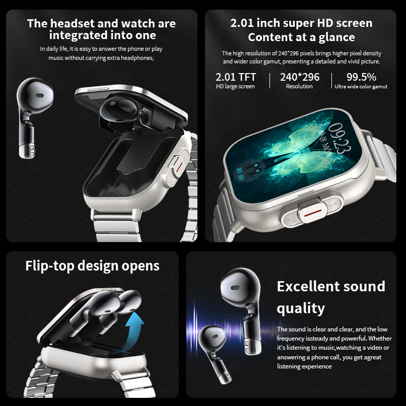 Jam Tangan Pintar NFC BT Call  - Luxury Watch Korea ulasan dan harga