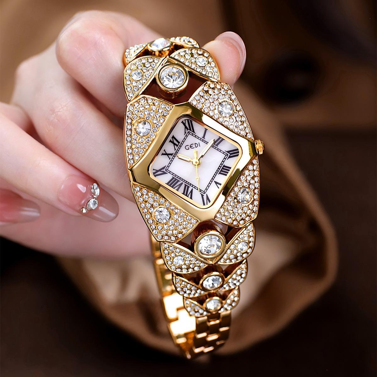 UTHAI L008 Jam Tangan Wanita M - Luxury Watch Gold ulasan dan harga