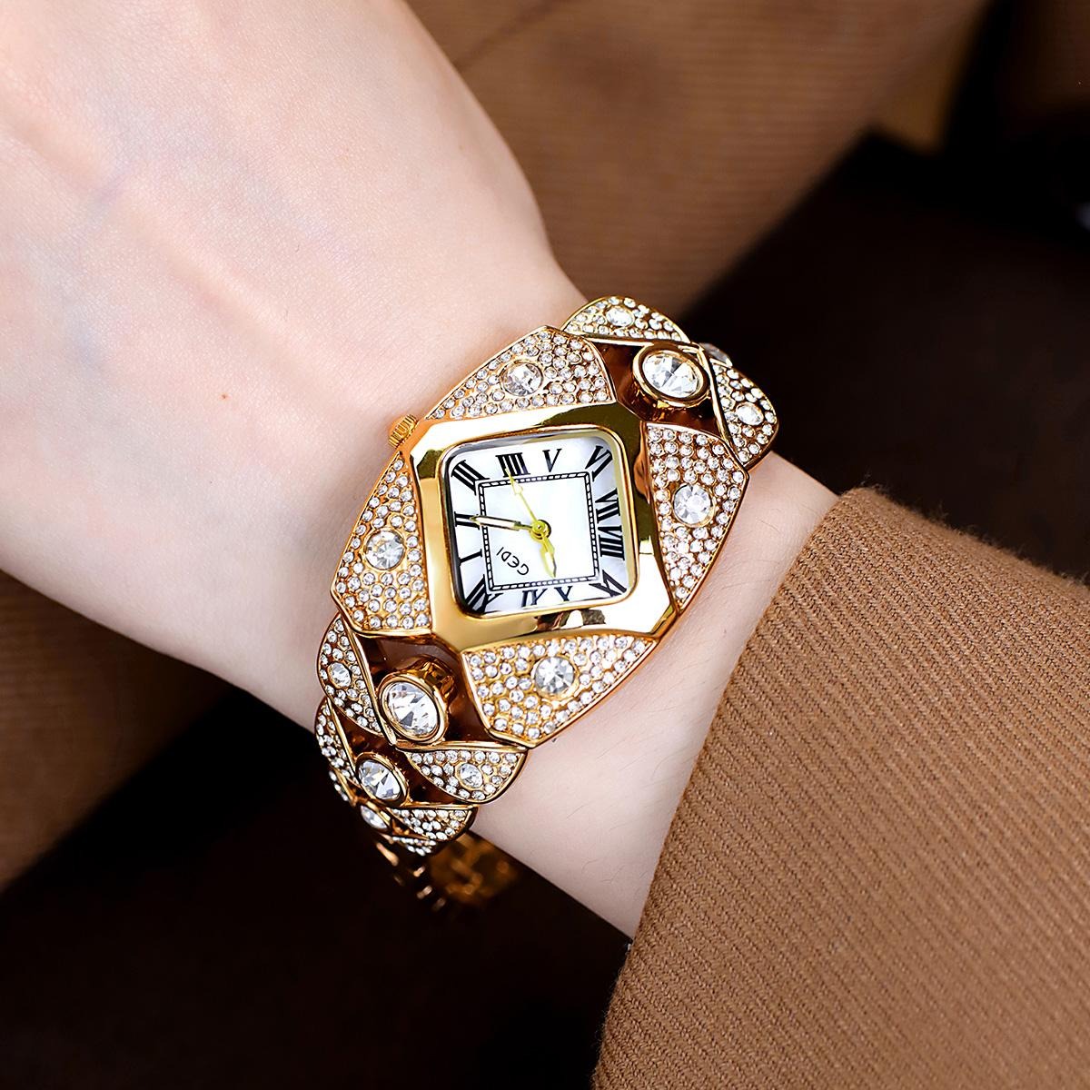 UTHAI L008 Jam Tangan Wanita M - Luxury Watch Gold ulasan dan harga