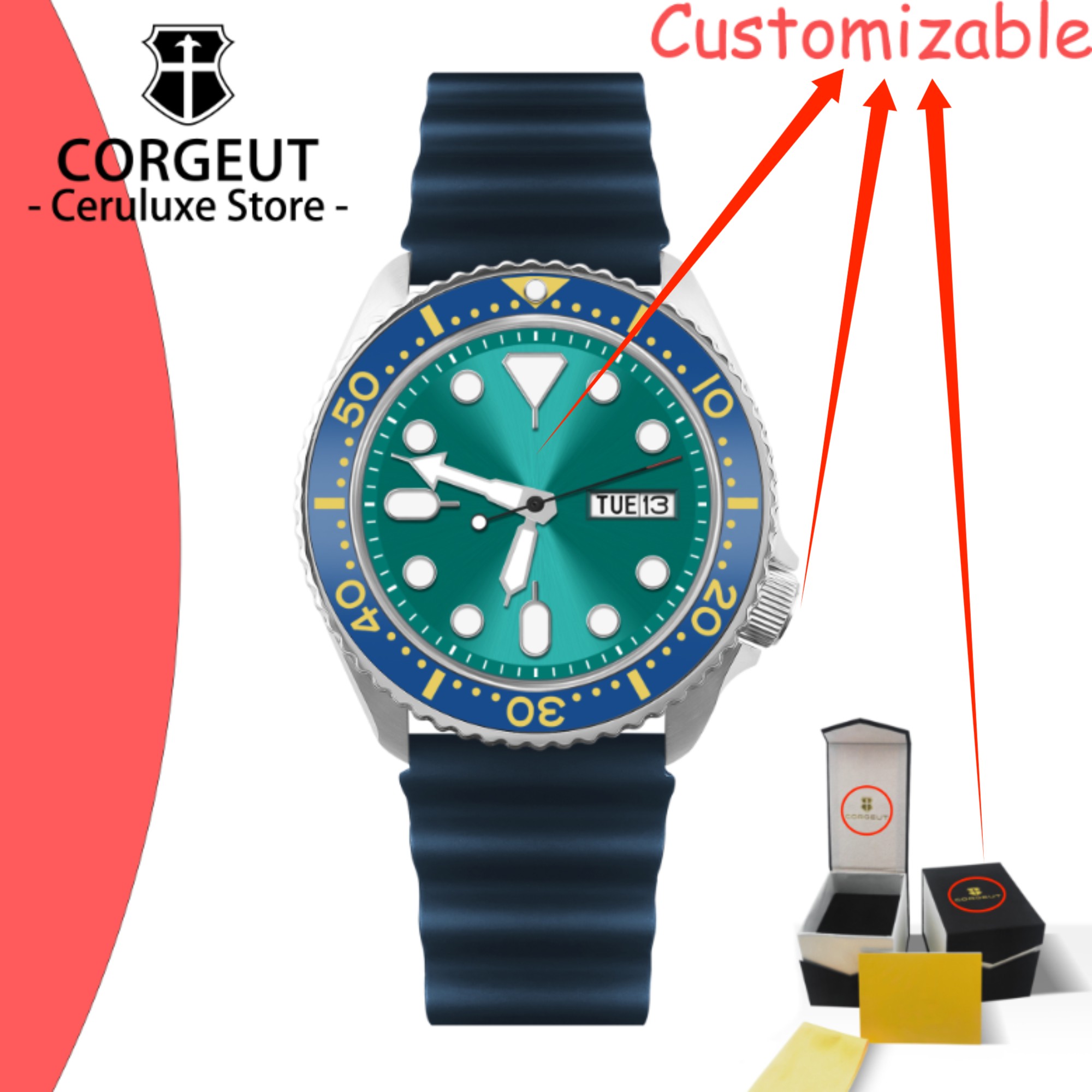 Jam Tangan Pria Mekanik CUSTOM - Luxury Watch Vintage ulasan dan harga
