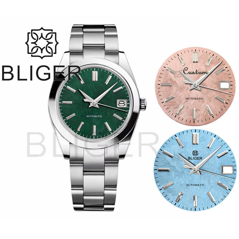 BLIGER 36mm39mm Logo Kustom Ja - Luxury Watch Green Dial ulasan dan harga