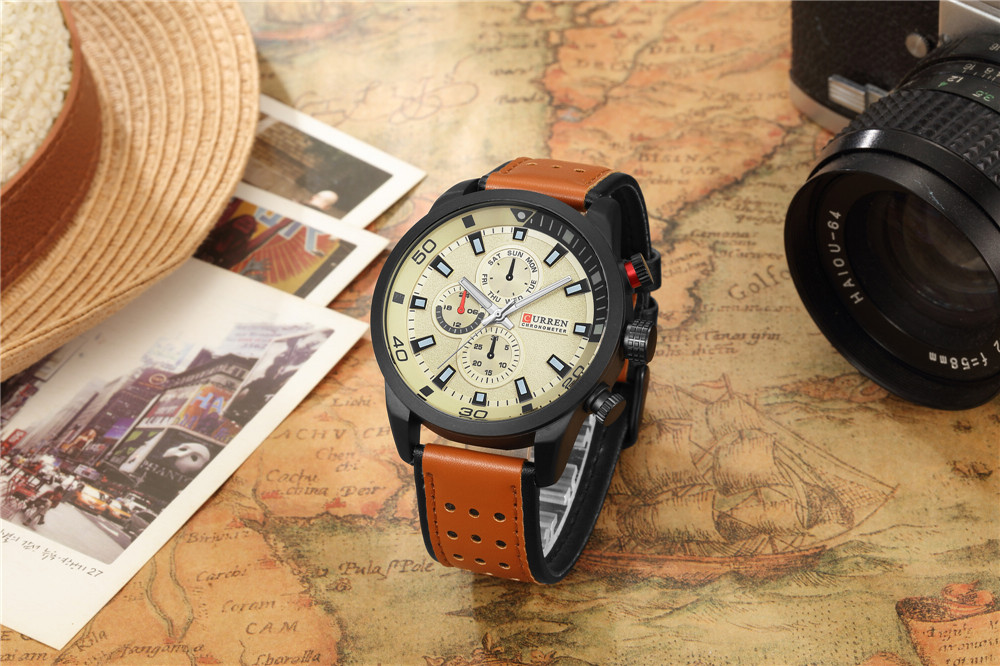 2017 CURREN Gaya Watch Pria Me - Best Luxury Quartz Watch ulasan dan harga