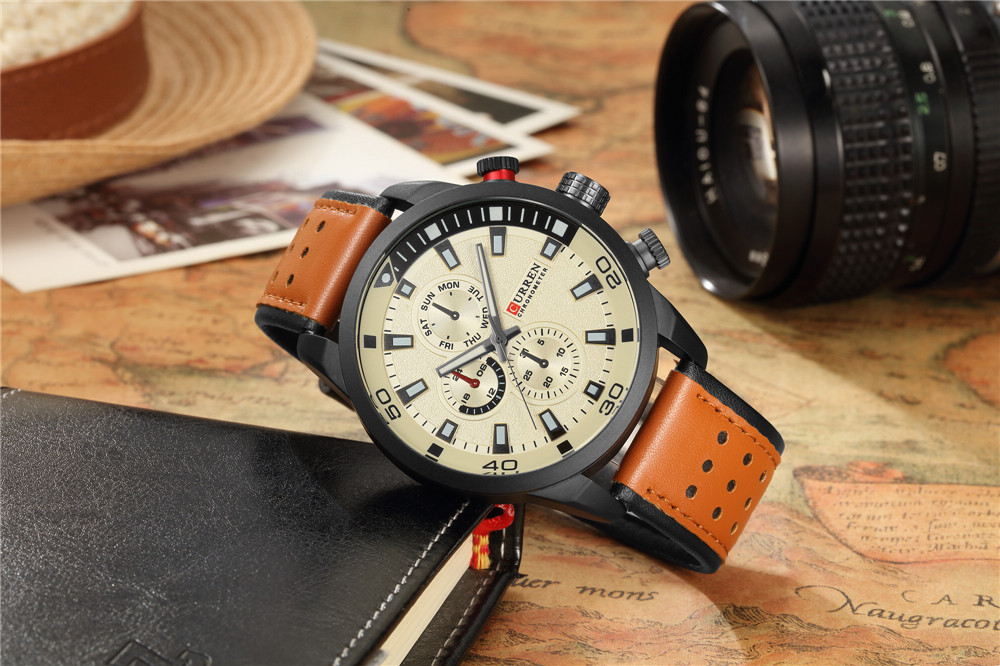 2017 CURREN Gaya Watch Pria Me - Best Luxury Quartz Watch ulasan dan harga