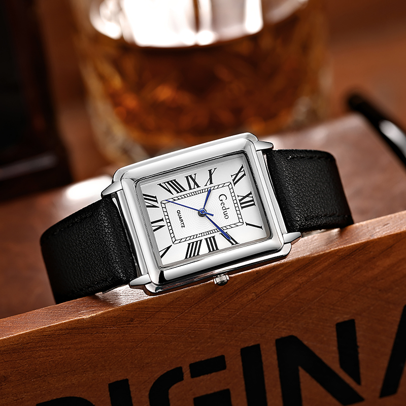 Jam tangan kuarsa Dial persegi - Best Luxury Quartz Watch ulasan dan harga