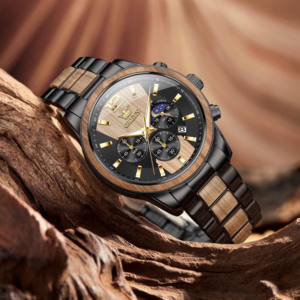 OLEVS Jam Tangan Pria Jam Tang - Best Luxury Quartz Watch ulasan dan harga