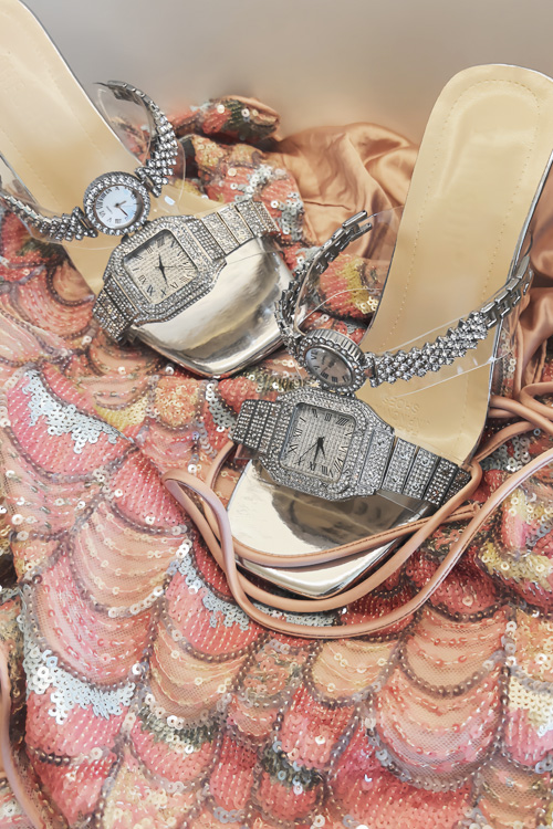 Sepatu hak tinggi kristal desa - Luxury Watch In Usa ulasan dan harga