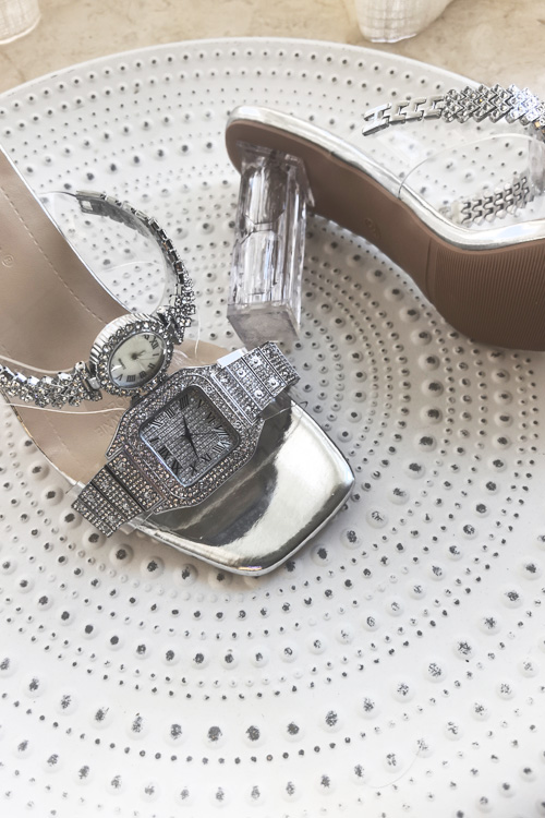 Sepatu hak tinggi kristal desa - Luxury Watch In Usa ulasan dan harga