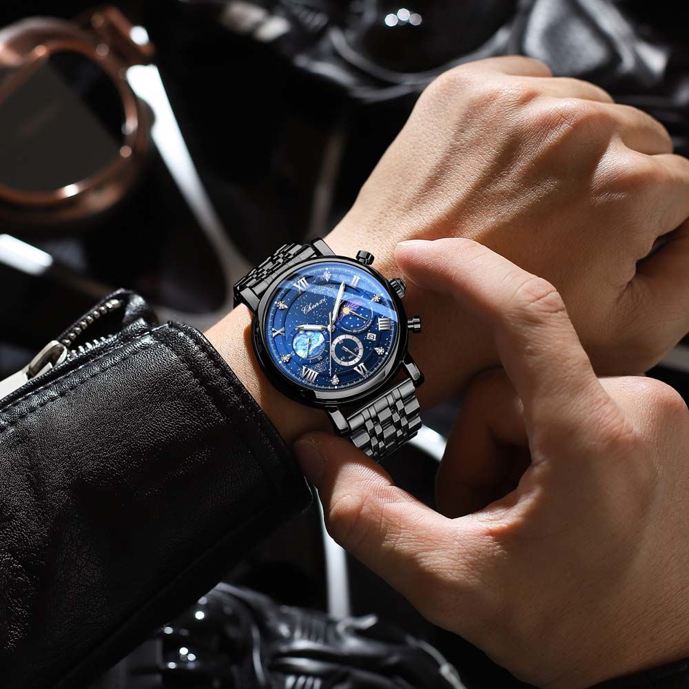Jam Tangan Pria BARU Multi-fun - Best Luxury Quartz Watch ulasan dan harga