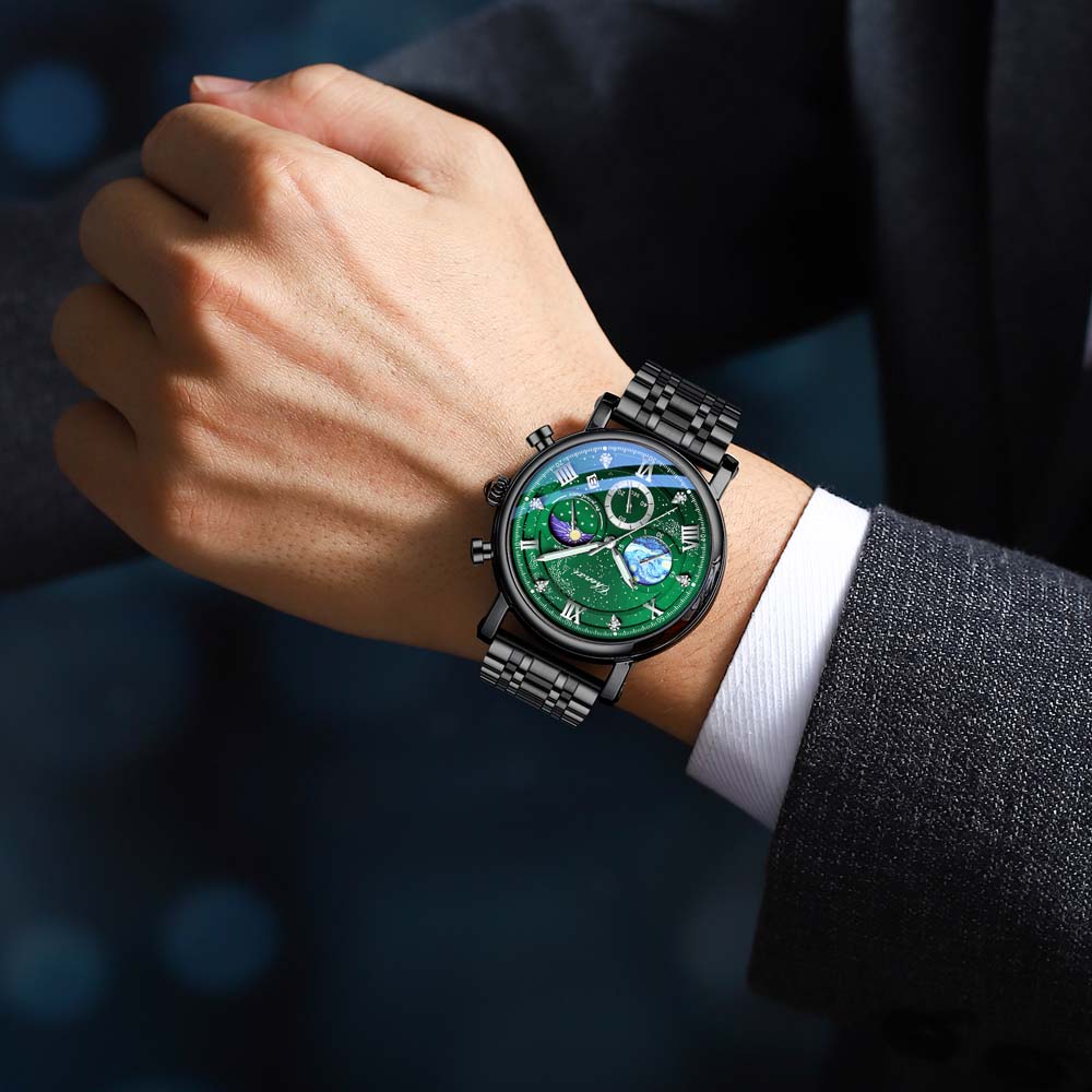 Jam Tangan Pria BARU Multi-fun - Best Luxury Quartz Watch ulasan dan harga