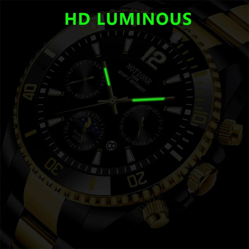 Jam tangan bisnis pria, arloji - Best Luxury Quartz Watch ulasan dan harga