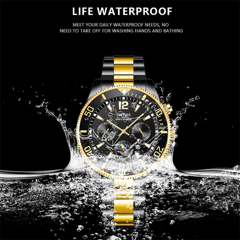 Jam tangan bisnis pria, arloji - Best Luxury Quartz Watch ulasan dan harga