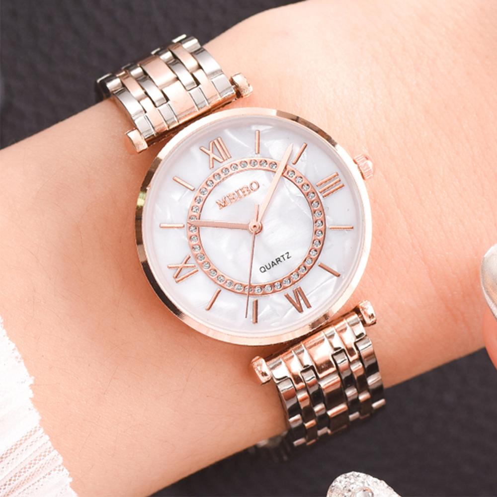 Jam tangan gelang kristal wani - Luxury Women'S Watch ulasan dan harga