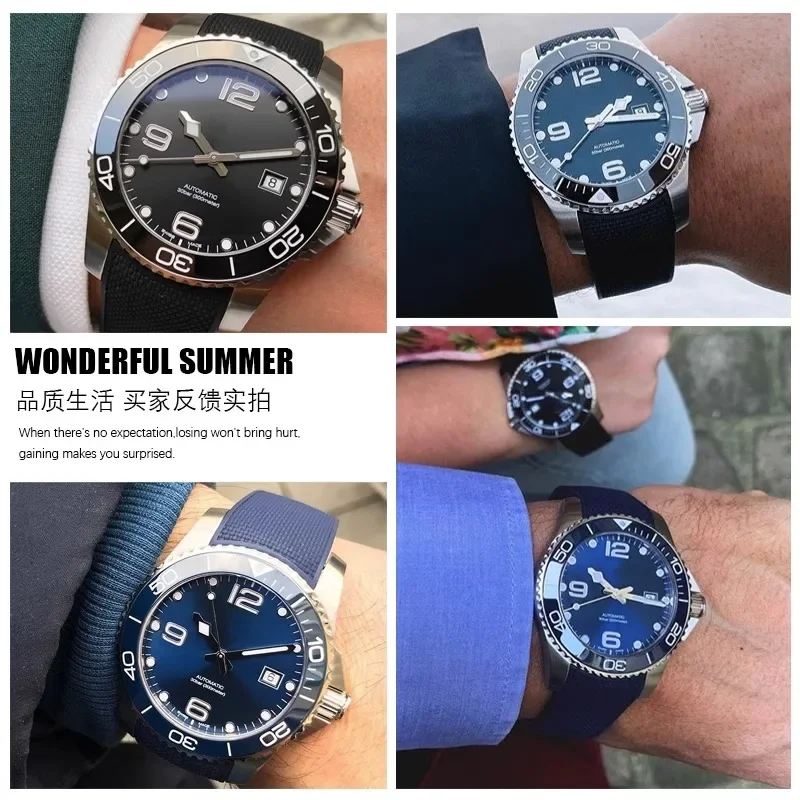Tali Jam Tangan Karet Fluor Si - Luxury Watch Longines ulasan dan harga