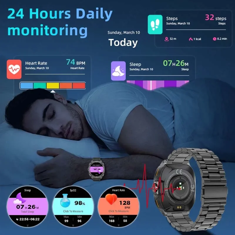 Jam Tangan Pintar TWS 2-in-1 N - Luxury Watch Korea ulasan dan harga