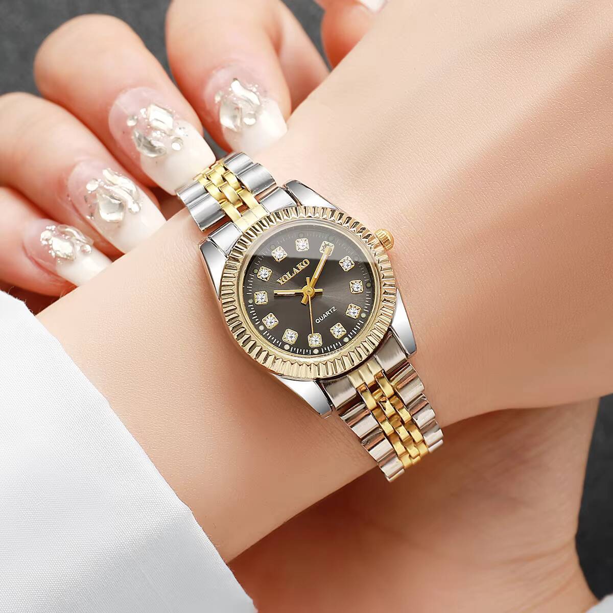 Jam Tangan Kuarsa Wanita Berli - Luxury Watch Gift Box ulasan dan harga