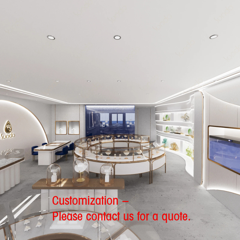 Lemari pajang perhiasan desain - Luxury Watch Boutique ulasan dan harga